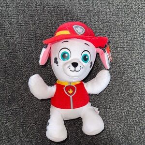 Ty Paw Patrol Marshall Plush - Red and White Fire Puppy Dog